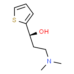 ChemSpider 2D Image | (1R)-3-(Dimethylamino)-1-(2-thienyl)-1-propanol | C9H15NOS