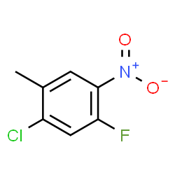 ChemSpider 2D Image | 1-Chloro-5-fluoro-2-methyl-4-nitrobenzene | C7H5ClFNO2