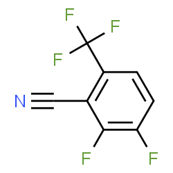 ChemSpider 2D Image | 2,3-Difluoro-6-(trifluoromethyl)benzonitrile | C8H2F5N