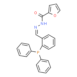 ChemSpider 2D Image | N'-{(Z)-[2-(Diphenylphosphino)phenyl]methylene}-2-furohydrazide | C24H19N2O2P