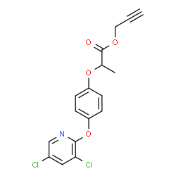 ChemSpider 2D Image | chlorazifop-propargyl | C17H13Cl2NO4
