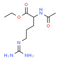 ChemSpider 2D Image | Ethyl N~2~-acetyl-N~5~-(diaminomethylene)ornithinate | C10H20N4O3