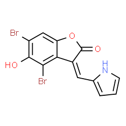 ChemSpider 2D Image | pseudocerolide A | C13H7Br2NO3