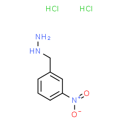 ChemSpider 2D Image | (3-Nitrobenzyl)hydrazine dihydrochloride | C7H11Cl2N3O2