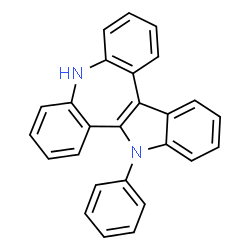 ChemSpider 2D Image | 14-Phenyl-9,14-dihydrodibenzo[2,3:6,7]azepino[4,5-b]indole | C26H18N2