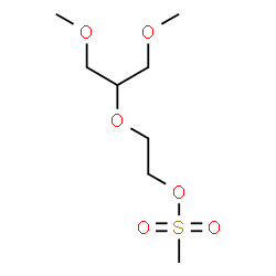 ChemSpider 2D Image | 2-[(1,3-Dimethoxy-2-propanyl)oxy]ethyl methanesulfonate | C8H18O6S