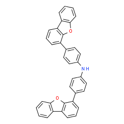 ChemSpider 2D Image | 4-(Dibenzo[b,d]furan-4-yl)-N-[4-(dibenzo[b,d]furan-4-yl)phenyl]aniline | C36H23NO2