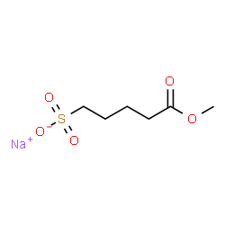 ChemSpider 2D Image | Sodium 5-methoxy-5-oxo-1-pentanesulfonate | C6H11NaO5S