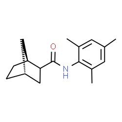 ChemSpider 2D Image | (1S,4R)-N-Mesitylbicyclo[2.2.1]heptane-2-carboxamide | C17H23NO