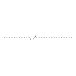 ChemSpider 2D Image | (2S)-2-Hydroxy-N-[(2R,3R,4S)-1,3,4-trihydroxy-2-octadecanyl]tetracosanamide | C42H85NO5
