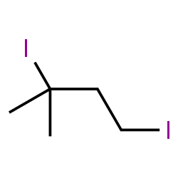 ChemSpider 2D Image | 1,3-Diiodo-3-methylbutane | C5H10I2