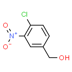 ChemSpider 2D Image | 4-Chloro-3-nitrobenzyl Alcohol | C7H6ClNO3