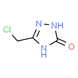 ChemSpider 2D Image | 3-Chloromethyl-1,2,4-triazolin-5-one | C3H4ClN3O