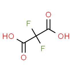 ChemSpider 2D Image | Difluoromalonic acid | C3H2F2O4