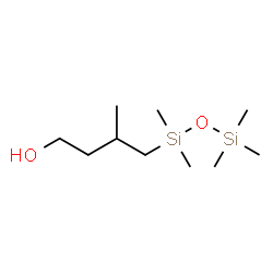 ChemSpider 2D Image | 3-Methyl-4-(pentamethyldisiloxanyl)-1-butanol | C10H26O2Si2