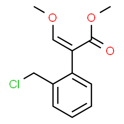 ChemSpider 2D Image | Methyl (2Z)-2-[2-(chloromethyl)phenyl]-3-methoxyacrylate | C12H13ClO3