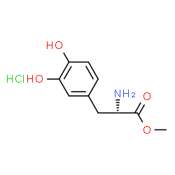 ChemSpider 2D Image | MELEVODOPA HYDROCHLORIDE | C10H14ClNO4
