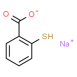ChemSpider 2D Image | Sodium Thiosalicylate | C7H5NaO2S