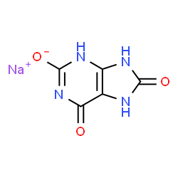 ChemSpider 2D Image | Sodium Urate | C5H3N4NaO3