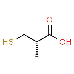 ChemSpider 2D Image | (2S)-2-Methyl-3-sulfanylpropanoic acid | C4H8O2S