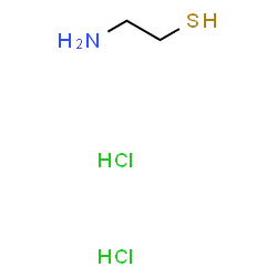 ChemSpider 2D Image | 2-Aminoethanethiol dihydrochloride | C2H9Cl2NS