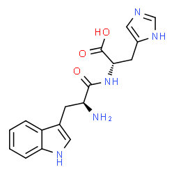 ChemSpider 2D Image | L-Tryptophyl-L-histidine | C17H19N5O3