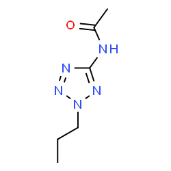 ChemSpider 2D Image | N-(2-Propyl-2H-tetrazol-5-yl)acetamide | C6H11N5O