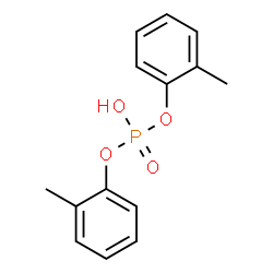 ChemSpider 2D Image | Bis(2-methylphenyl) hydrogen phosphate | C14H15O4P