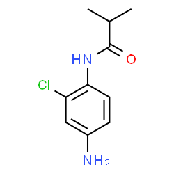 ChemSpider 2D Image | N-(4-Amino-2-chlorophenyl)-2-methylpropanamide | C10H13ClN2O