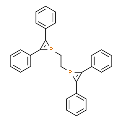 ChemSpider 2D Image | 1,1'-(1,2-Ethanediyl)bis(2,3-diphenyl-1H-phosphirene) | C30H24P2