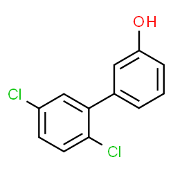 ChemSpider 2D Image | 2',5'-Dichloro-3-biphenylol | C12H8Cl2O