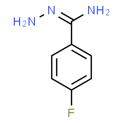 ChemSpider 2D Image | N'-amino-4-fluoro-benzamidine | C7H8FN3