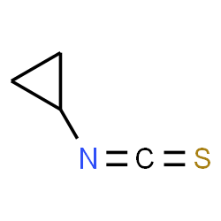 ChemSpider 2D Image | Cyclopropyl isothiocyanate | C4H5NS