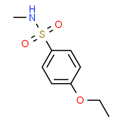 ChemSpider 2D Image | 4-Ethoxy-N-methylbenzenesulfonamide | C9H13NO3S