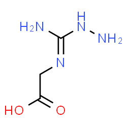 ChemSpider 2D Image | N-[hydrazinyl(imino)methyl]glycine | C3H8N4O2