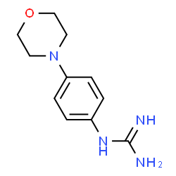 ChemSpider 2D Image | 4-morpholinophenylguanidine | C11H16N4O