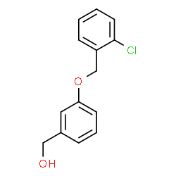 ChemSpider 2D Image | {3-[(2-Chlorobenzyl)oxy]phenyl}methanol | C14H13ClO2