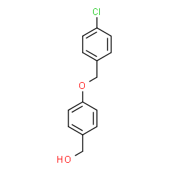 ChemSpider 2D Image | {4-[(4-Chlorobenzyl)oxy]phenyl}methanol | C14H13ClO2