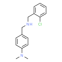 ChemSpider 2D Image | 4-{[(2-Chlorobenzyl)amino]methyl}-N,N-dimethylaniline | C16H19ClN2