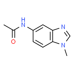 ChemSpider 2D Image | N-(1-Methylbenzimidazol-5-Yl)acetamide | C10H11N3O