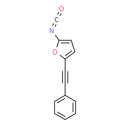 ChemSpider 2D Image | 2-Isocyanato-5-(phenylethynyl)furan | C13H7NO2