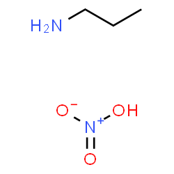 ChemSpider 2D Image | 1-Propanamine nitrate (1:1) | C3H10N2O3