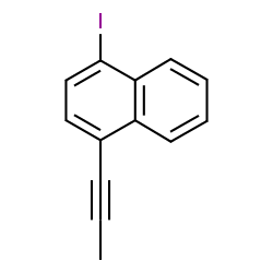 ChemSpider 2D Image | 1-Iodo-4-(1-propyn-1-yl)naphthalene | C13H9I