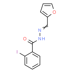 ChemSpider 2D Image | N'-(2-Furylmethylene)-2-iodobenzohydrazide | C12H9IN2O2
