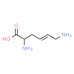 ChemSpider 2D Image | 2,6-Diamino-4-hexenoic acid | C6H12N2O2