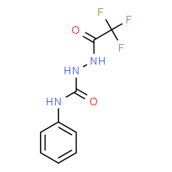 ChemSpider 2D Image | N-Phenyl-2-(trifluoroacetyl)hydrazinecarboxamide | C9H8F3N3O2