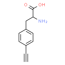 ChemSpider 2D Image | 4-Ethynylphenylalanine | C11H11NO2