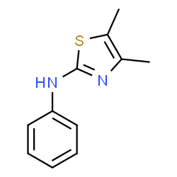 ChemSpider 2D Image | 4,5-Dimethyl-N-phenyl-1,3-thiazol-2-amine | C11H12N2S