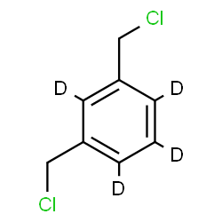 ChemSpider 2D Image | 1,3-Bis(chloromethyl)(~2~H_4_)benzene | C8H4D4Cl2