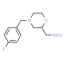 ChemSpider 2D Image | 2-Aminomethy-4-(4-fluorobenzyl)morpholine | C12H17FN2O